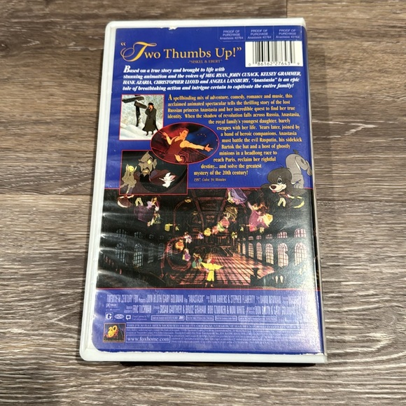 Anastasia animated movie on VHS. Tape is in excellent condition. - Picture 2 of 5